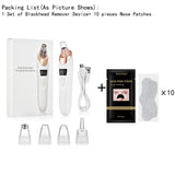 Blackhead Remover Vacuum Suction USB Rechargeable Facial Pore Cleaner Comedone Spot Acne Pimple Black Head Extractor Care Tools (Copy)