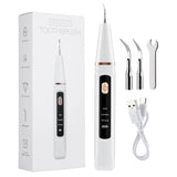 Electric Dental Scaler Ultrasonic For Teeth Whiting Sonic Teeth Cleaner Stone Removal Tartar Stain Calculus Remover with LED