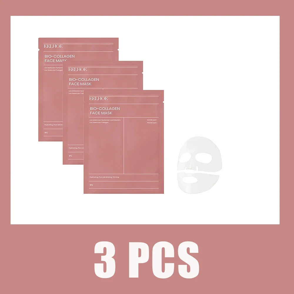 Bio Collagen Face Mask Deep Hydrating Overnight Moisturizer Pore Minimizing Refreshing Brightening Unisex Skin Care