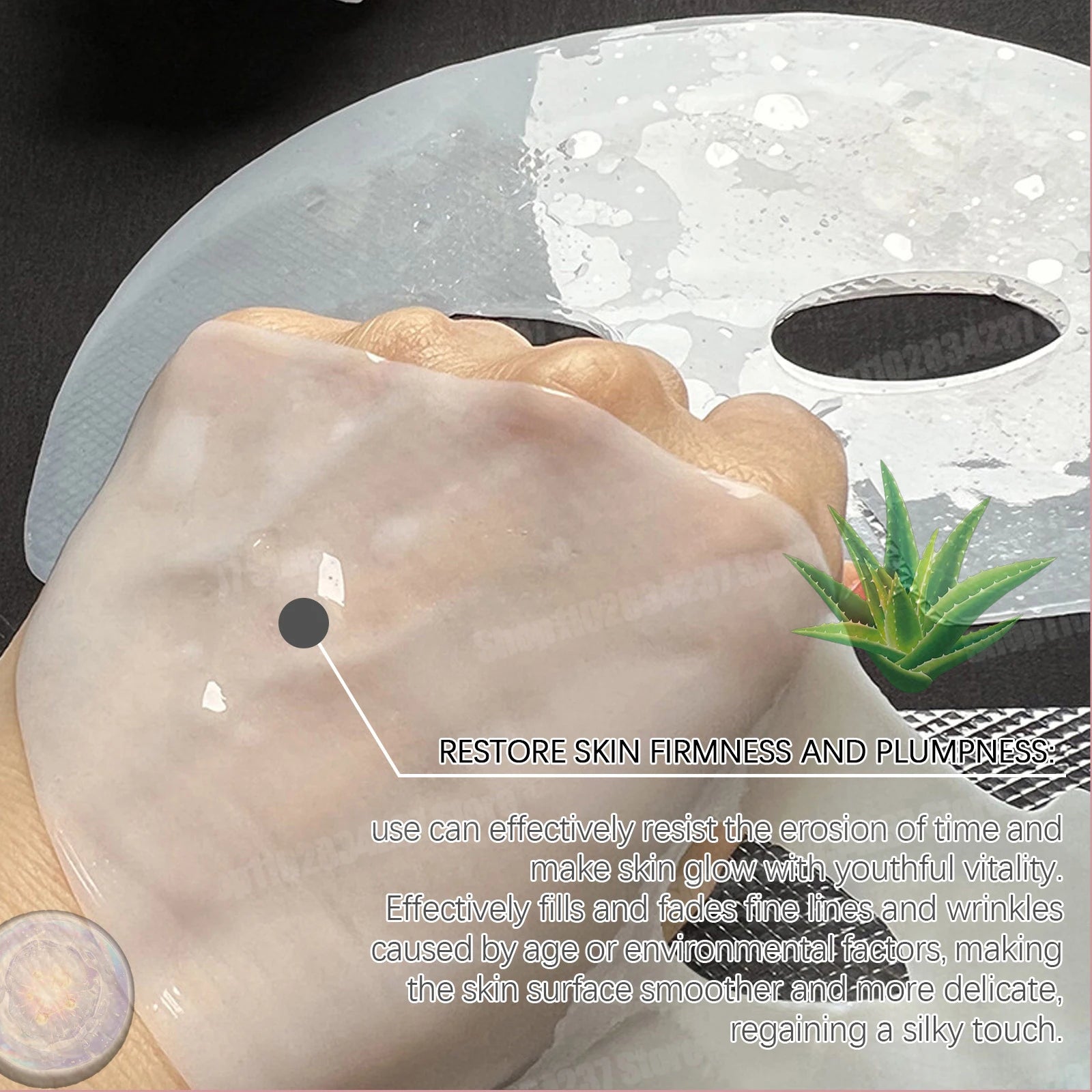 Bio Collagen Face Mask Deep Hydrating Overnight Moisturizer Pore Minimizing Refreshing Brightening Unisex Skin Care