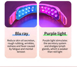 LED Photon Therapy Facial Vibration Massager Slimming Lifting Device Heated Double Chin Face V Lifter Rechargeable Beauty Tool
