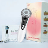 EMS Micro Current Facial Lifting Device LED Skin Rejuvenation Wrinkle Remover Anti-Aging Vibration Beauty Care USB Charging