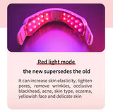LED Photon Therapy Facial Vibration Massager Slimming Lifting Device Heated Double Chin Face V Lifter Rechargeable Beauty Tool