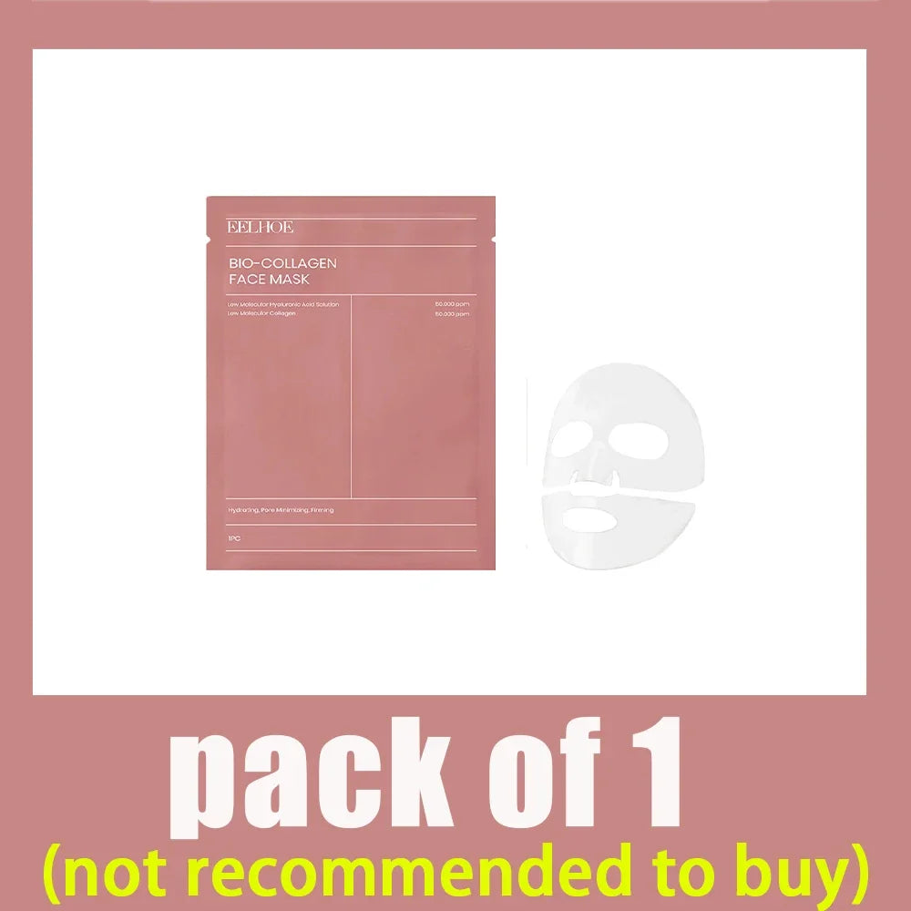 Bio Collagen Face Mask Deep Hydrating Overnight Moisturizer Pore Minimizing Refreshing Brightening Unisex Skin Care