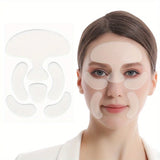 LSHOW Silicone Face Anti-Wrinkle Patches for Women - Reusable Forehead Under-Eye & Smile Line Reducer for Wrinkle Reduction