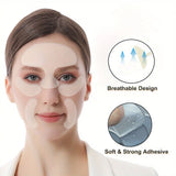 LSHOW Silicone Face Anti-Wrinkle Patches for Women - Reusable Forehead Under-Eye & Smile Line Reducer for Wrinkle Reduction