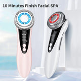EMS Micro Current Facial Lifting Device LED Skin Rejuvenation Wrinkle Remover Anti-Aging Vibration Beauty Care USB Charging