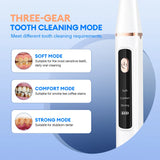 Electric Dental Scaler Ultrasonic For Teeth Whiting Sonic Teeth Cleaner Stone Removal Tartar Stain Calculus Remover with LED