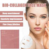 Bio Collagen Face Mask Deep Hydrating Overnight Moisturizer Pore Minimizing Refreshing Brightening Unisex Skin Care