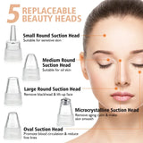 Blackhead Remover Vacuum Suction USB Rechargeable Facial Pore Cleaner Comedone Spot Acne Pimple Black Head Extractor Care Tools (Copy)