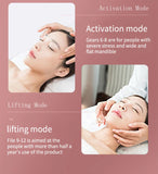 LED Photon Therapy Facial Vibration Massager Slimming Lifting Device Heated Double Chin Face V Lifter Rechargeable Beauty Tool