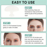 LSHOW Silicone Face Anti-Wrinkle Patches for Women - Reusable Forehead Under-Eye & Smile Line Reducer for Wrinkle Reduction